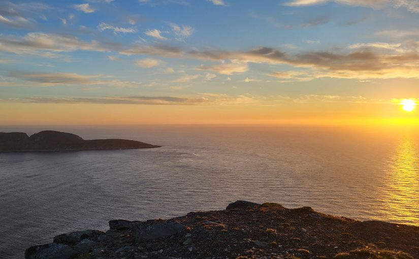 Mitternachtssonne am Nordkap