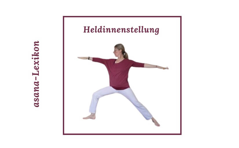 Heldinnenstellung-Kriegerhaltung Heldinnenstellung im Curvy Yoga