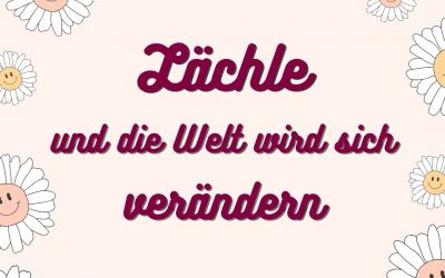Der Kraft-des-Lächelns-Tag