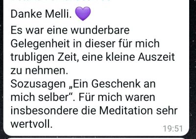 Feedback zum 13-Wünsche-Ritual