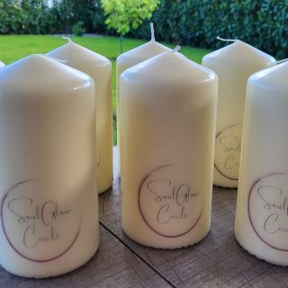 Kerzen für meine Jahresbegleitung im SoulgLGow Circle - für mehr Selbstliebe